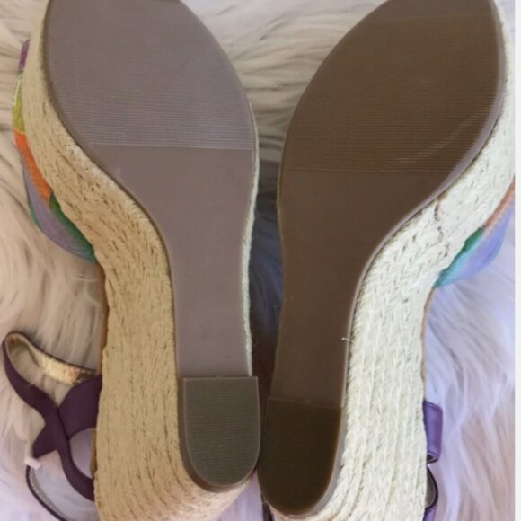 Espadrille Shoes 9 Kit Kat Club Bar Pvssy Lounge Platforms Cat ICON Los Angeles - Picture 6 of 10